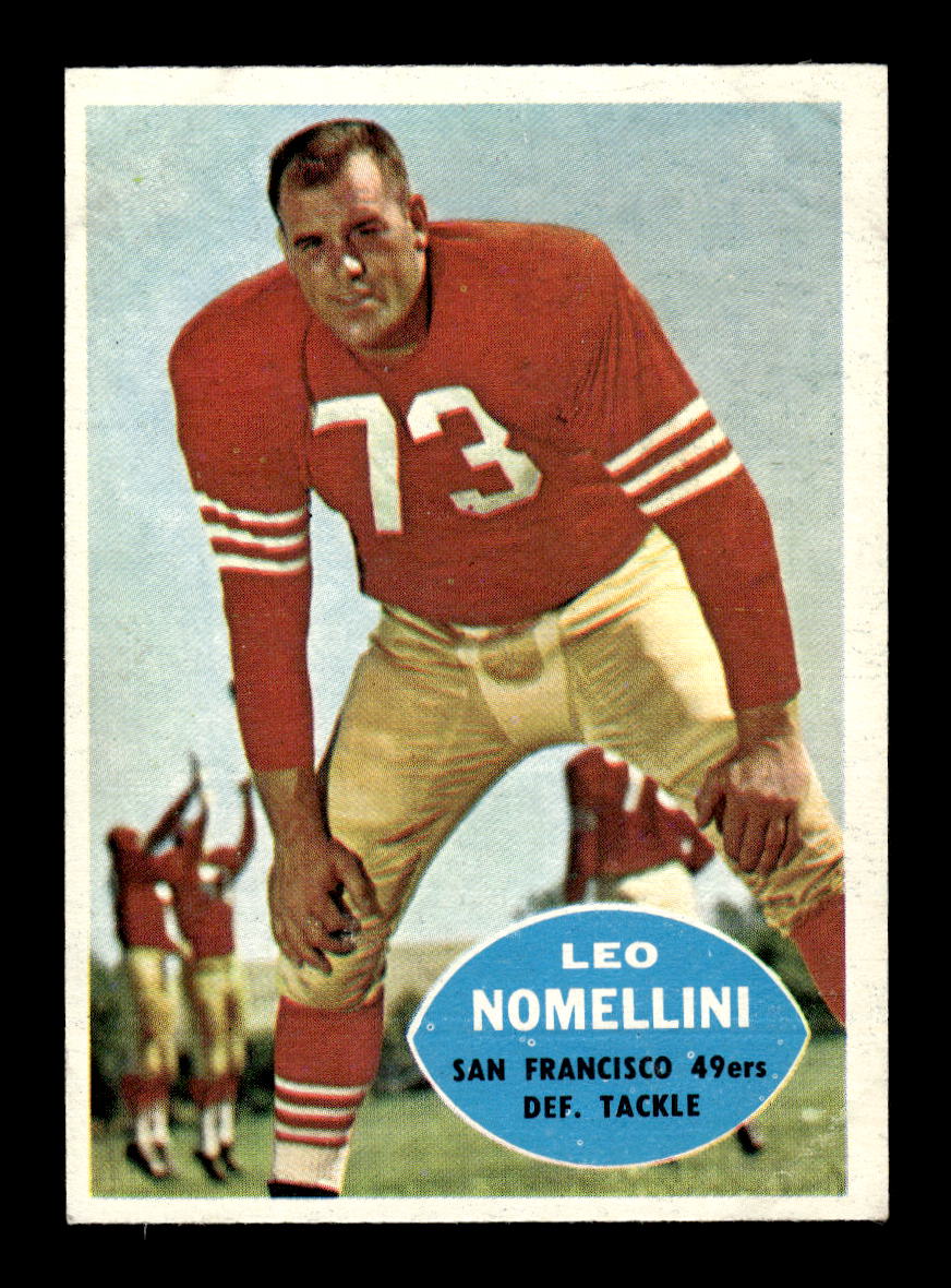 1960 Topps #121 Leo Nomellini San Francisco 49ers VGEX HOF10010960