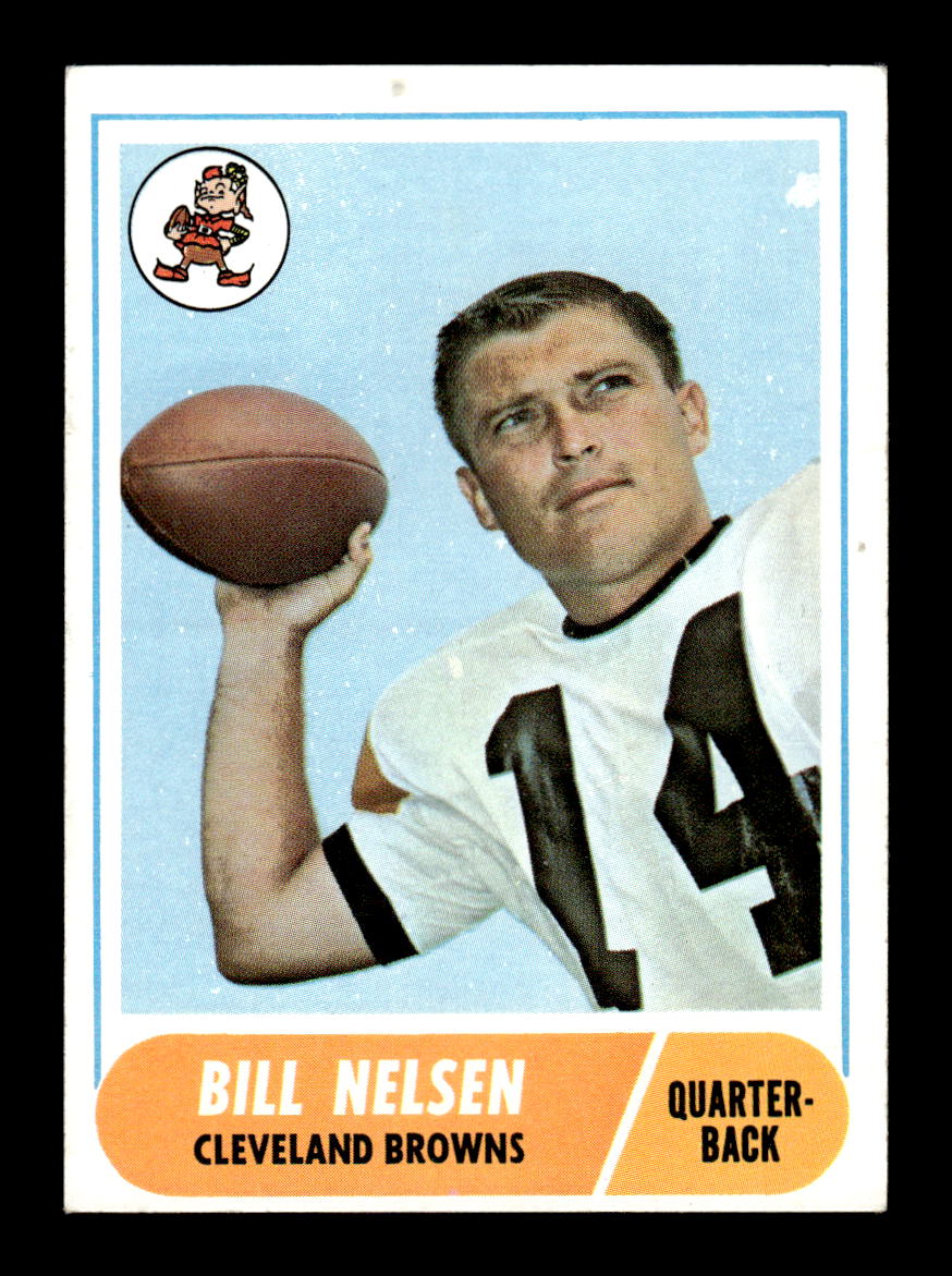 1968 Topps #189 Bill Nelsen Cleveland Browns EX HOF10010968