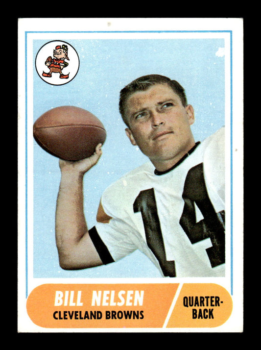 1968 Topps #189 Bill Nelsen Cleveland Browns EX HOF10010968