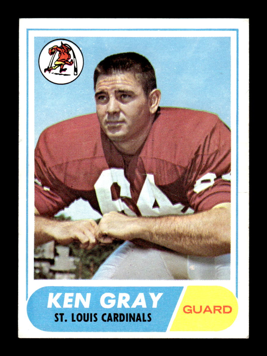 1968 Topps #138 Ken Gray St. Louis Cardinals EX HOF10010975