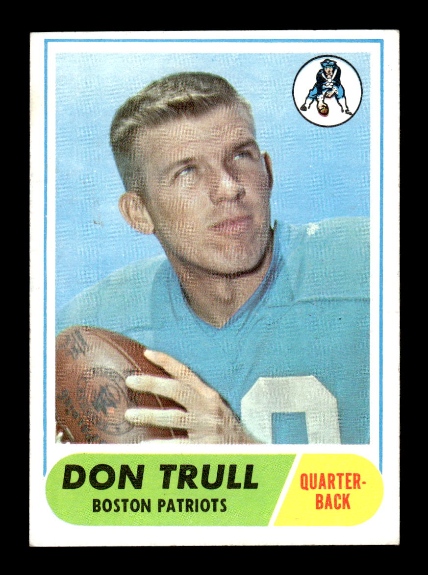 1968 Topps #176 Don Trull Boston Patriots EX HOF10010977