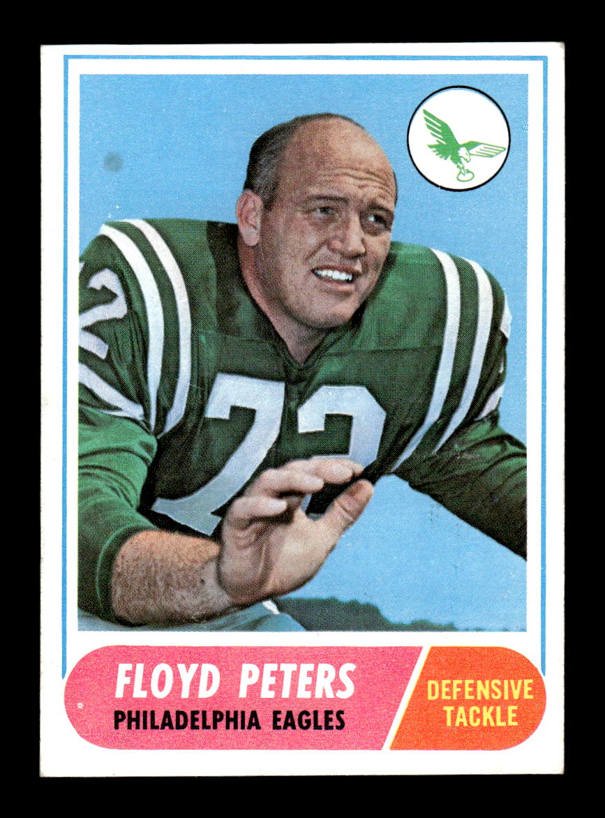 1968 Topps #188 Floyd Peters Philadelphia Eagles EX HOF10010978
