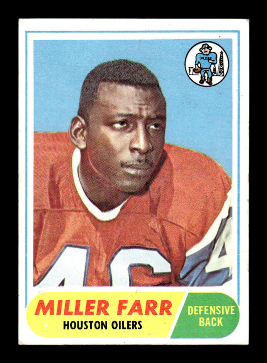 1968 Topps #172 Miller Farr Houston Oilers G/VG HOF10010983