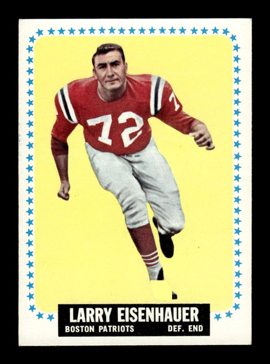1964 Topps #8 Larry Eisenhauer Boston Patriots EXMT HOF10010984