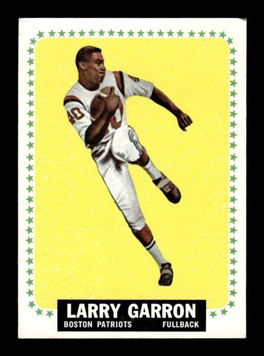 1964 Topps #10 Larry Garron Boston Patriots EX HOF10010985