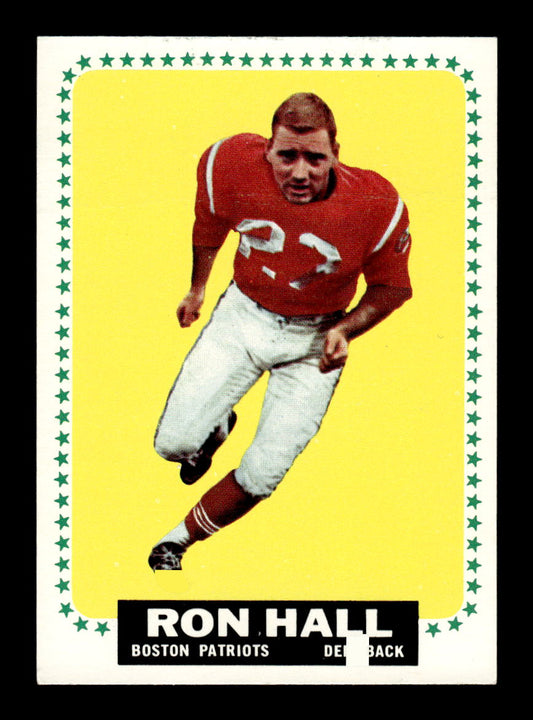 1964 Topps #12 Ron Hall Boston Patriots G/VG HOF10010987