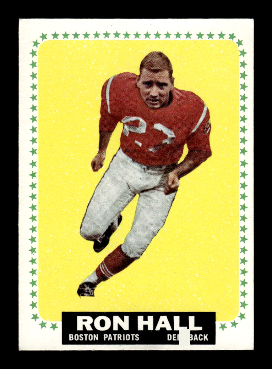 1964 Topps #12 Ron Hall Boston Patriots EX HOF10010988