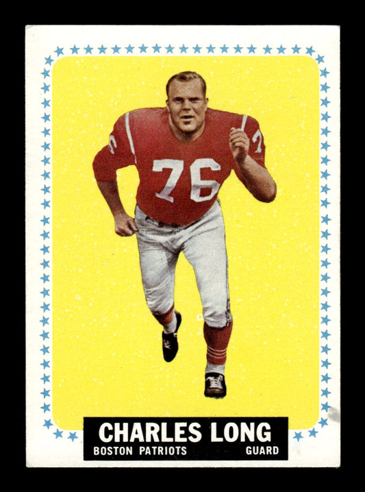 1964 Topps #13 Charles Long Boston Patriots EX HOF10010989