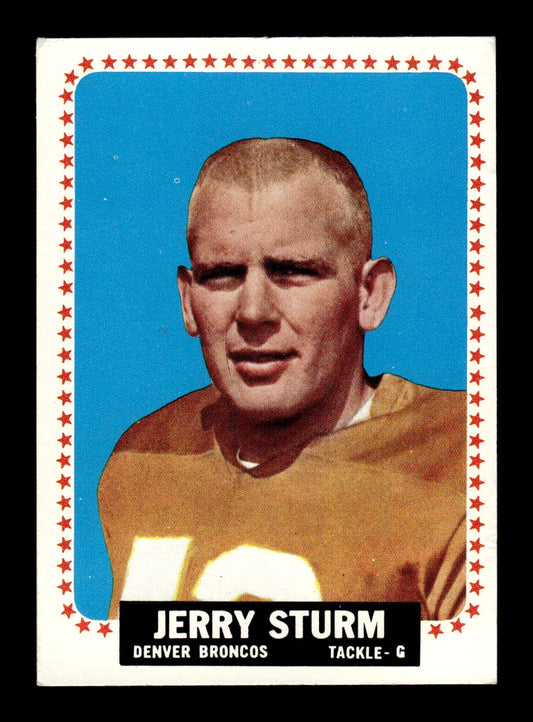 1964 Topps #63 Jerry Sturm Denver Broncos EX HOF10010997