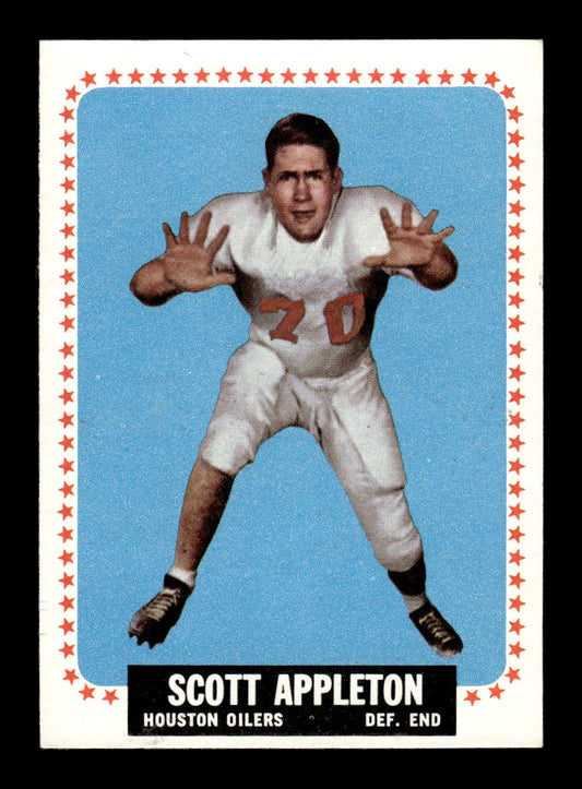 1964 Topps #66 Scott Appleton Houston Oilers EX HOF10010998