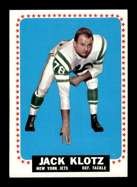1964 Topps #116 Jack Klotz New York Jets EX HOF10011002
