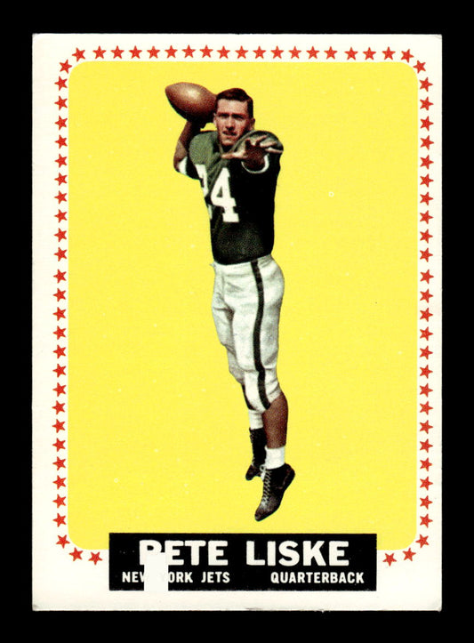 1964 Topps #117 Pete Liske New York Jets EX HOF10011003