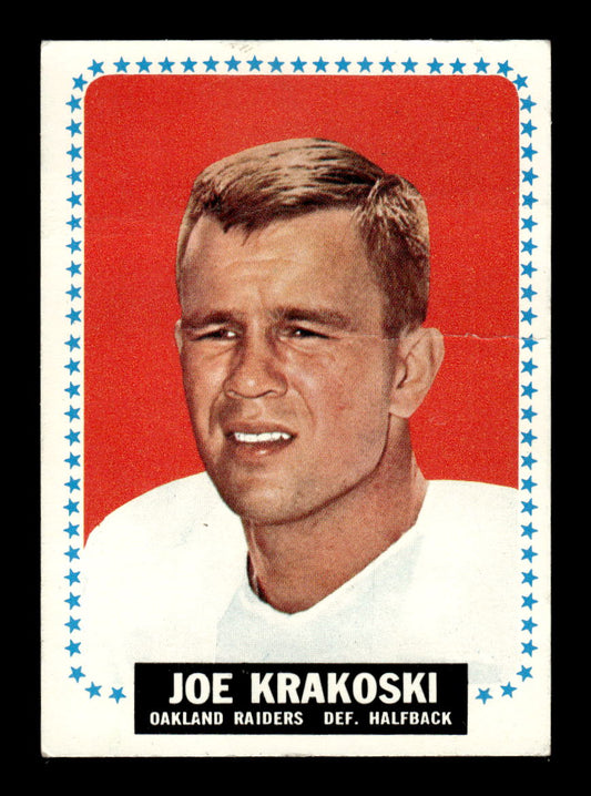 1964 Topps #143 Joe Krakoski Oakland Raiders G/VG HOF10011006