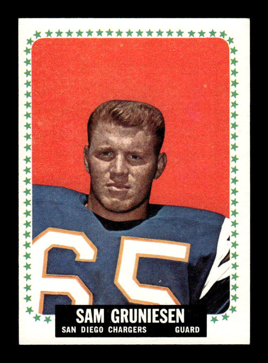1964 Topps #158 Sam Gruneisen San Diego Chargers EX HOF10011008