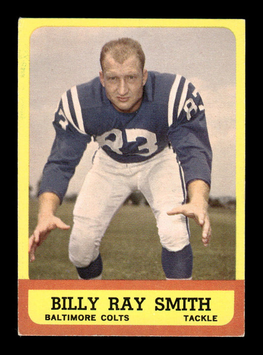 1963 Topps #9 Billy Ray Smith Baltimore Colts EX HOF10011013