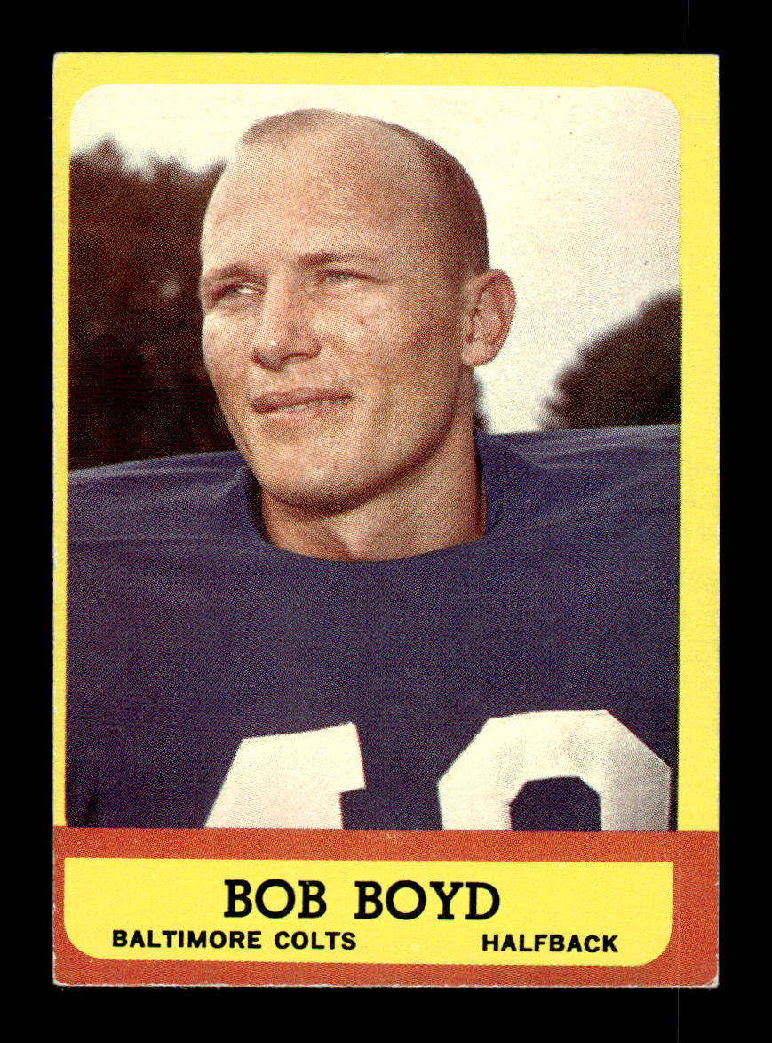 1963 Topps #11 Bob Boyd Baltimore Colts EX HOF10011015