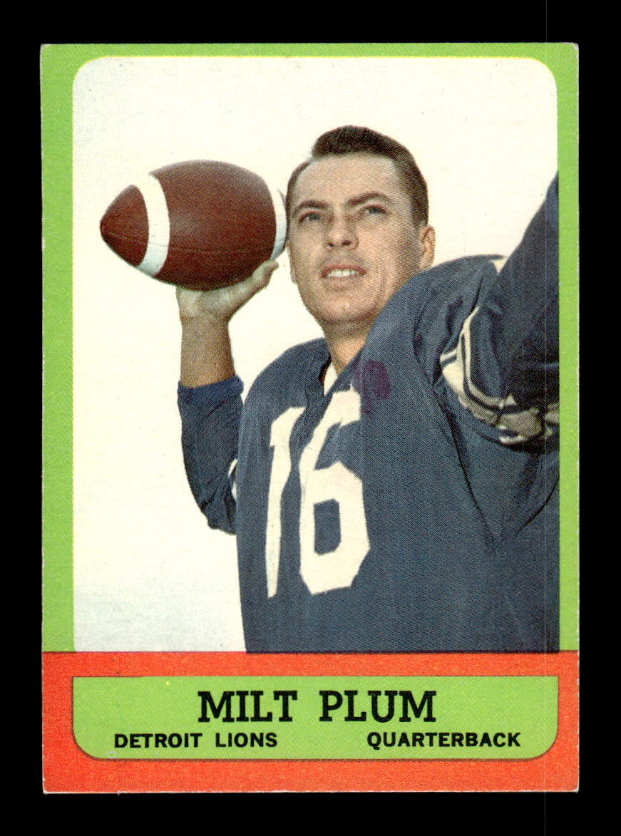 1963 Topps #25 Milt Plum Detroit Lions EX HOF10011017