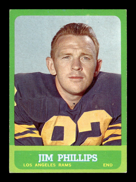 1963 Topps #41 Jim Phillips Los Angeles Rams EX HOF10011024