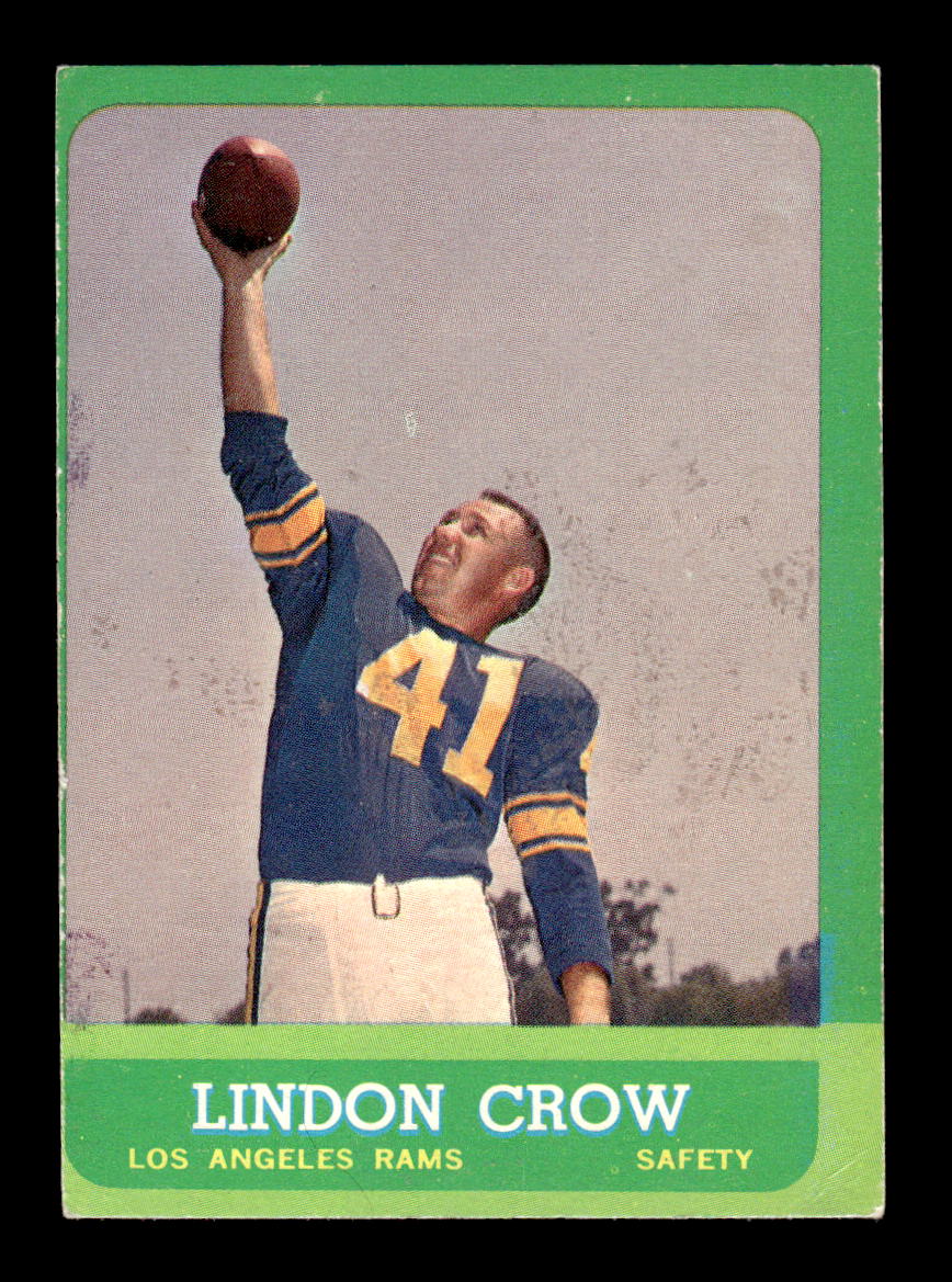 1963 Topps #45 Lindon Crow Los Angeles Rams EX HOF10011026