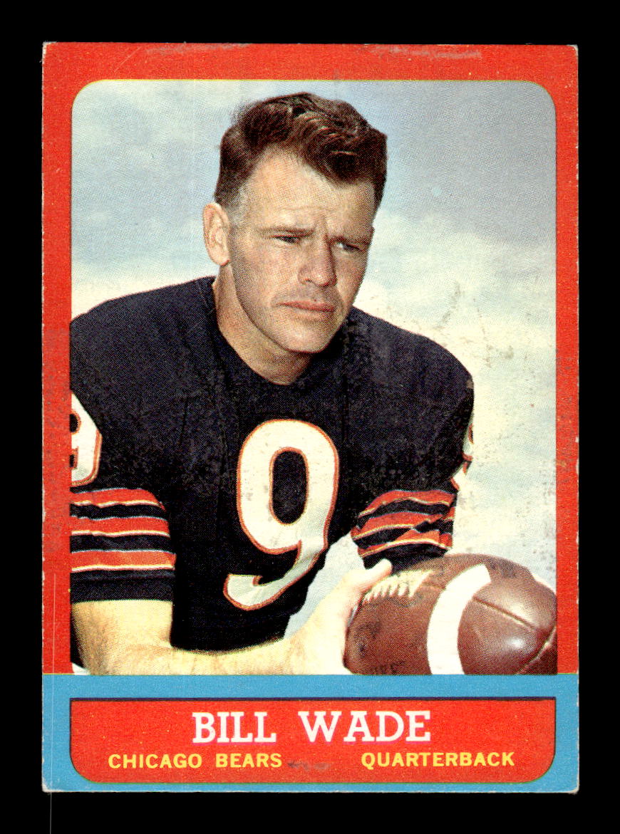 1963 Topps #61 Bill Wade Chicago Bears EX HOF10011028