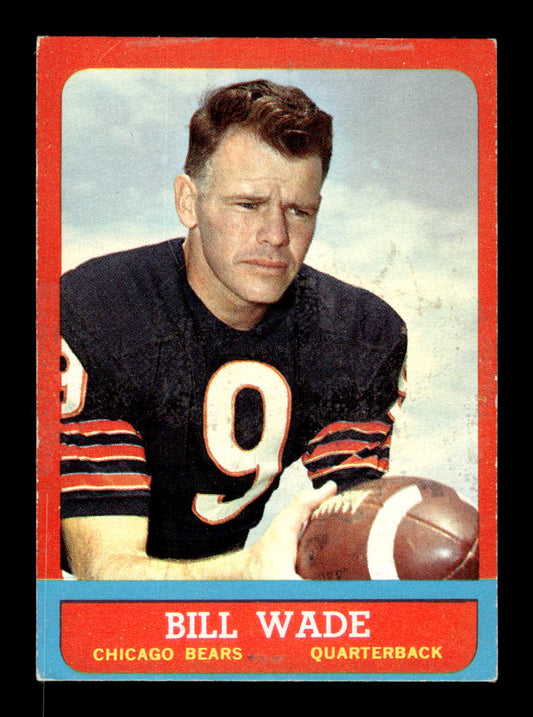 1963 Topps #61 Bill Wade Chicago Bears EX HOF10011028