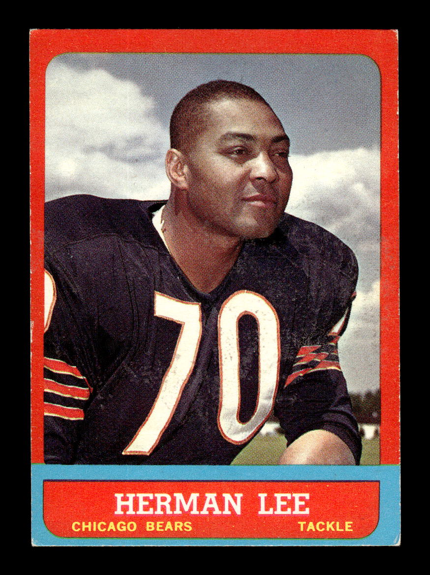 1963 Topps #67 Herman Lee Chicago Bears EX HOF10011030