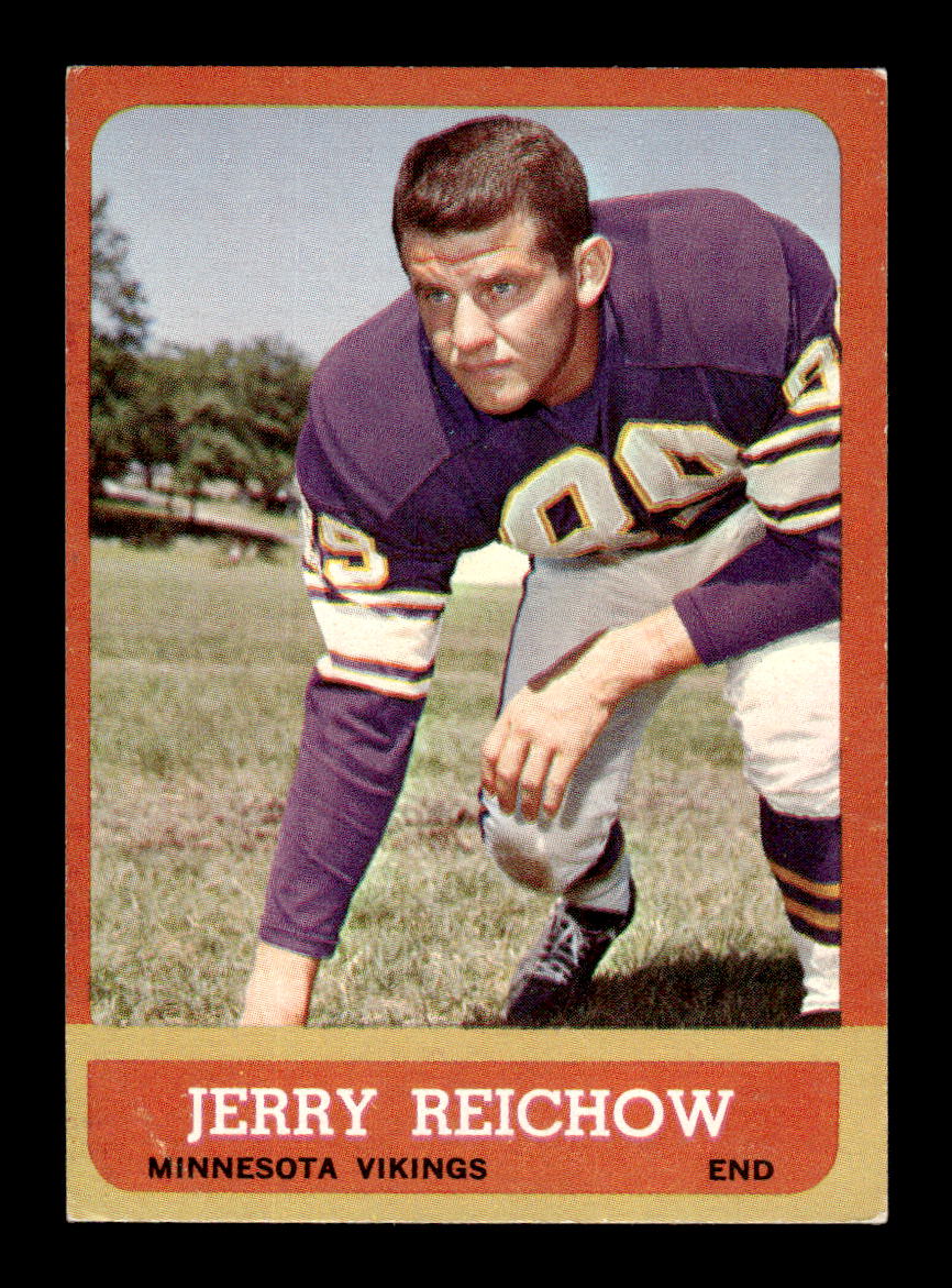 1963 Topps #101 Jerry Reichow Minnesota Vikings VGEX HOF10011033