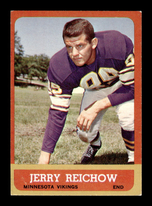 1963 Topps #101 Jerry Reichow Minnesota Vikings VGEX HOF10011033