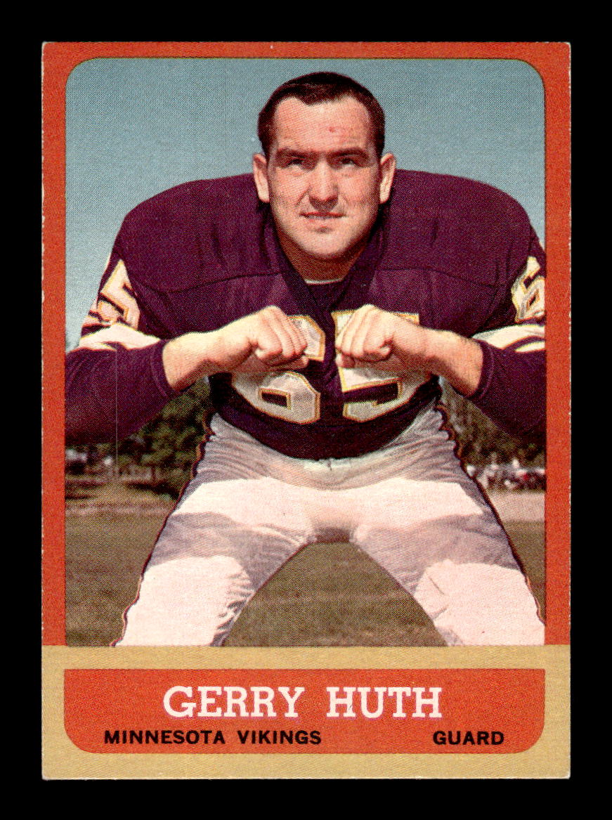 1963 Topps #104 Gerry Huth Minnesota Vikings EX HOF10011035