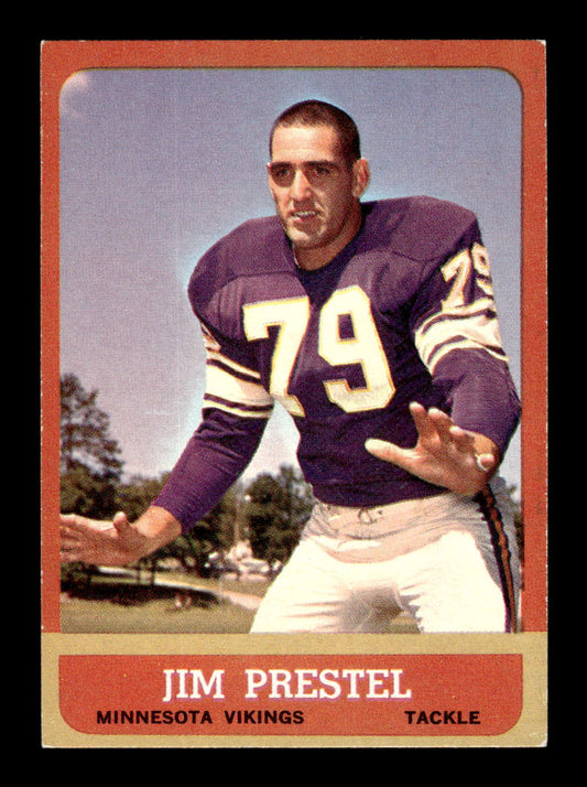 1963 Topps #108 Jim Prestel Minnesota Vikings EX HOF10011038