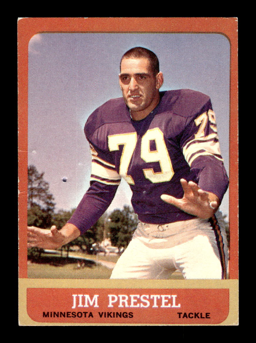 1963 Topps #108 Jim Prestel Minnesota Vikings G/VG HOF10011039