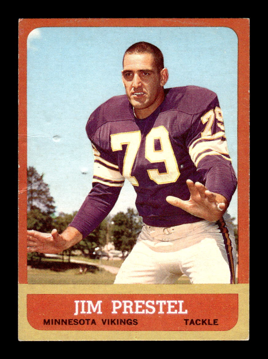 1963 Topps #108 Jim Prestel Minnesota Vikings G/VG HOF10011040