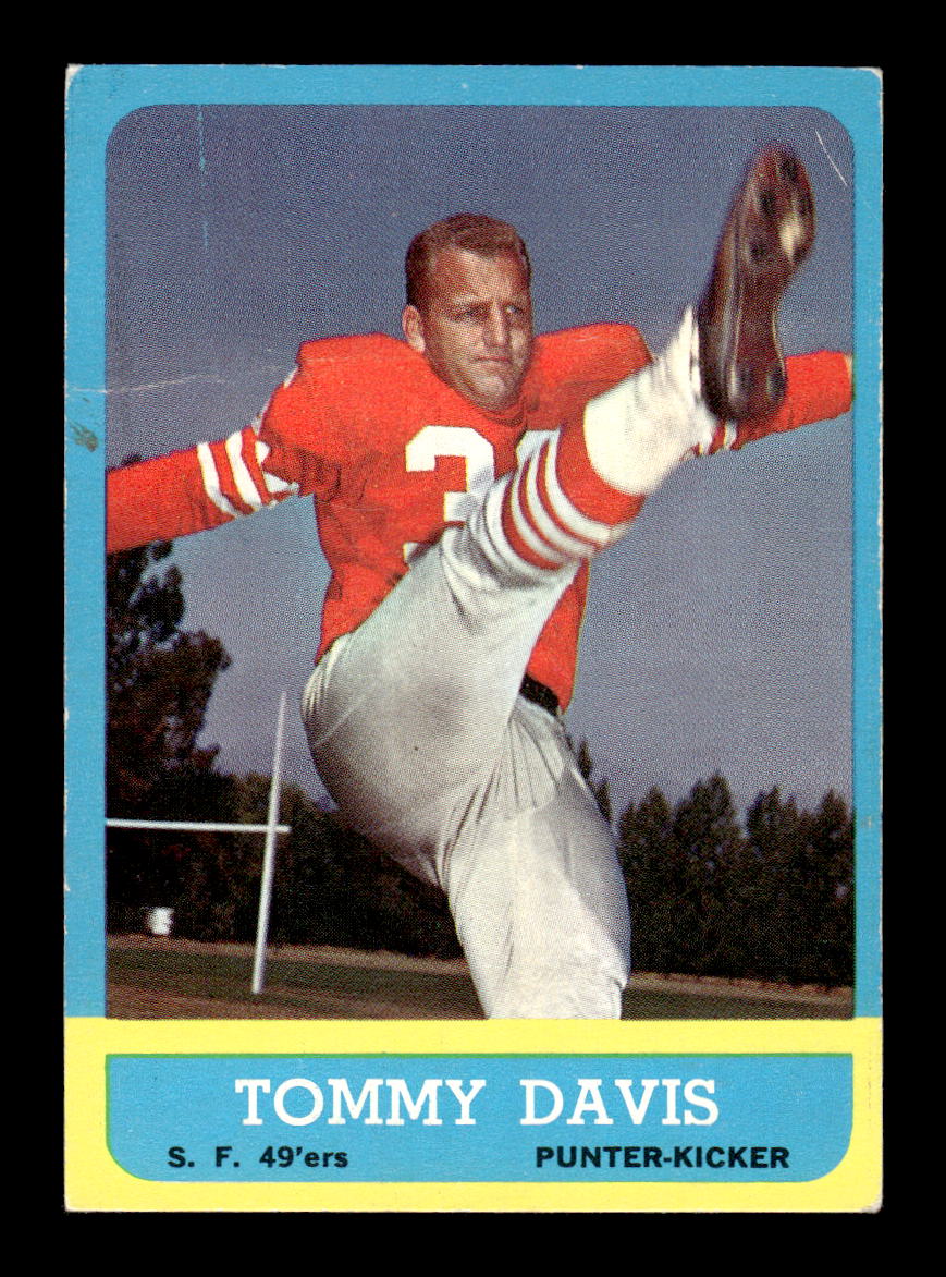 1963 Topps #138 Tommy Davis San Francisco 49ers G/VG HOF10011042
