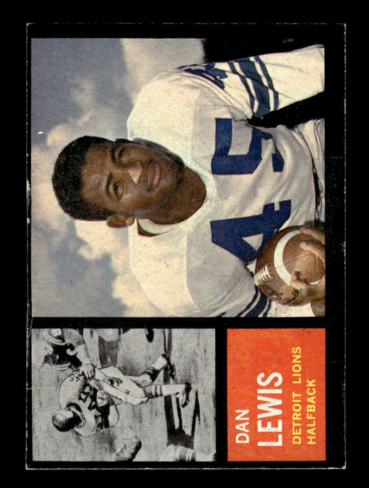 1962 Topps #51 Dan Lewis Detroit Lions EX HOF10011056