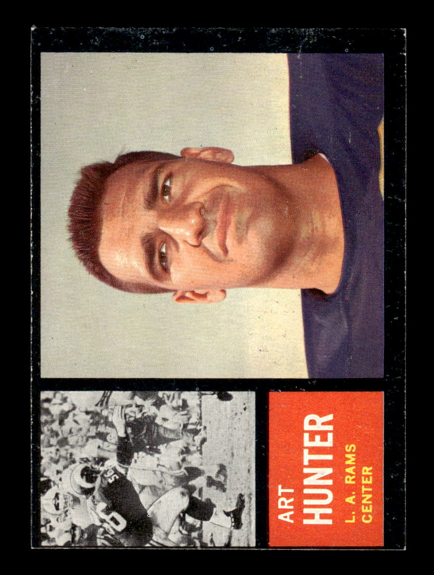 1962 Topps #84 Art Hunter Los Angeles Rams EX HOF10011058
