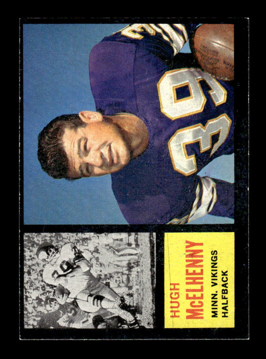 1962 Topps #92 Hugh McElhenny Minnesota Vikings EX HOF10011059