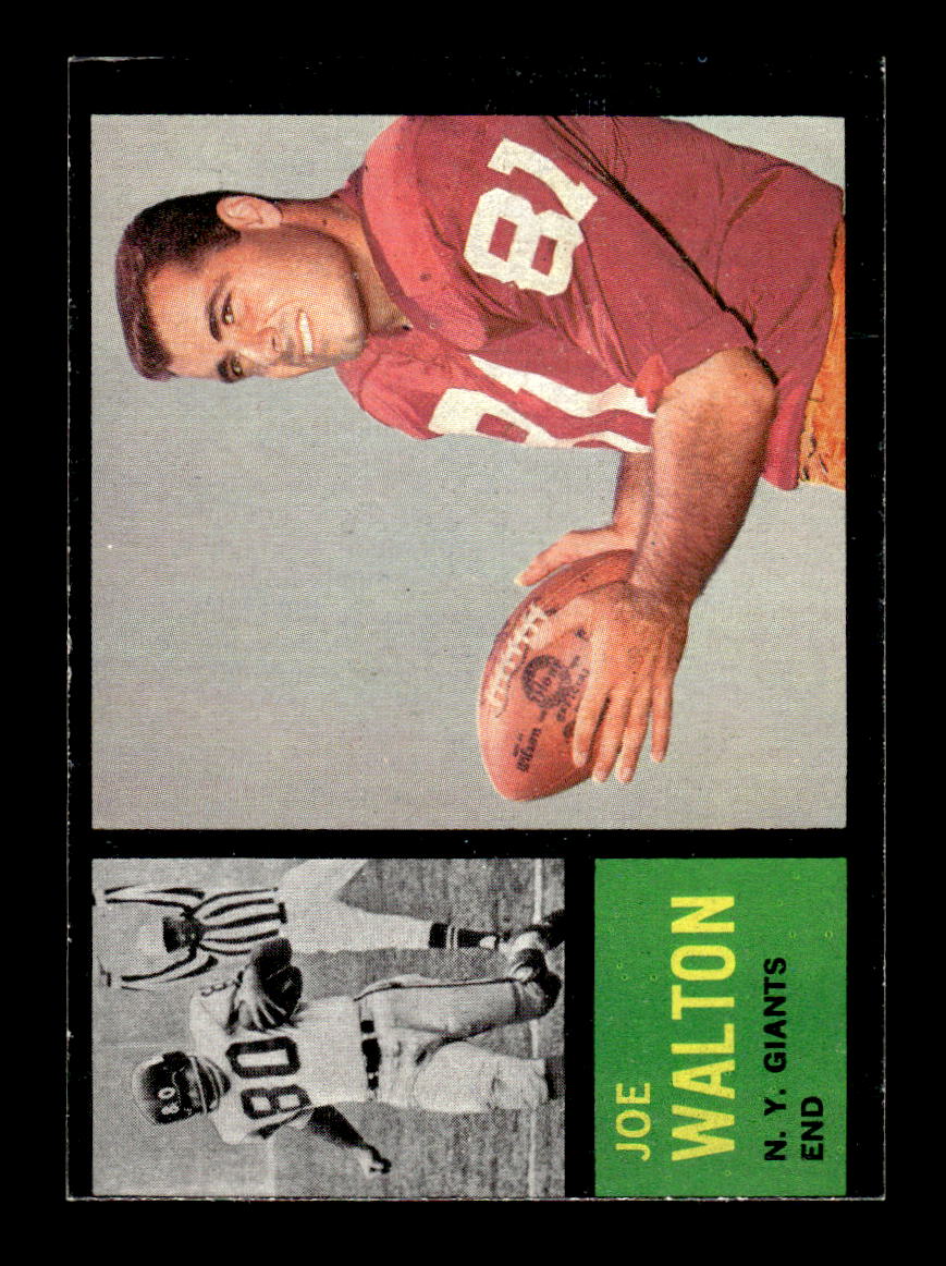 1962 Topps #103 Joe Walton New York Giants EX HOF10011060