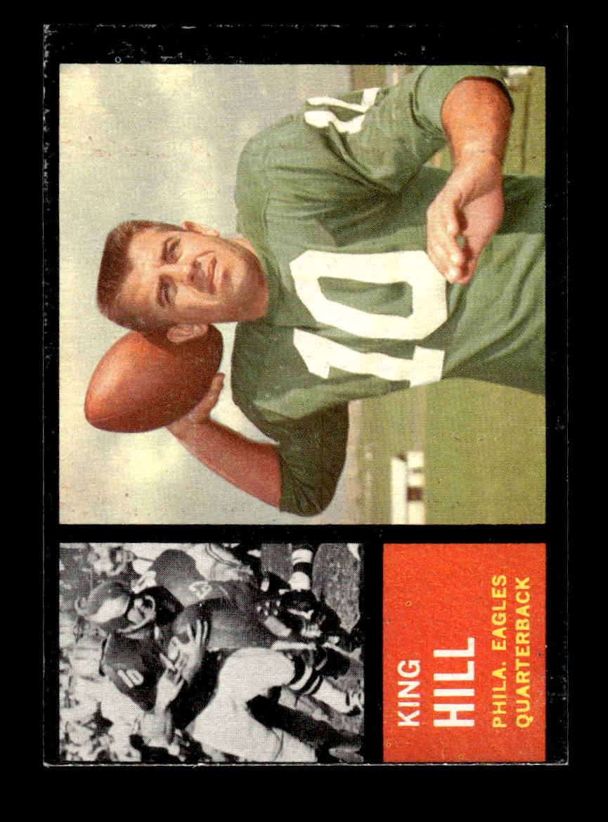 1962 Topps #123 King Hill Philadelphia Eagles EX HOF10011064