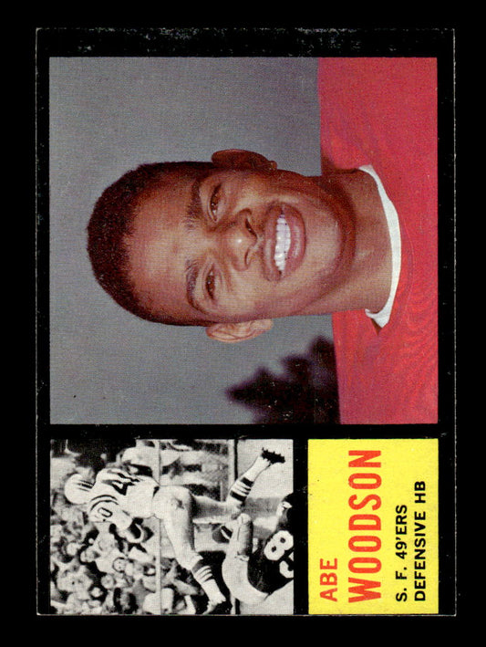 1962 Topps #161 Abe Woodson San Francisco 49ers EX HOF10011068