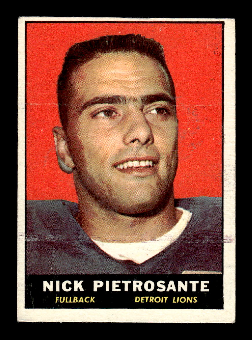1961 Topps #31 Nick Pietrosante Detroit Lions G/VG HOF10011070