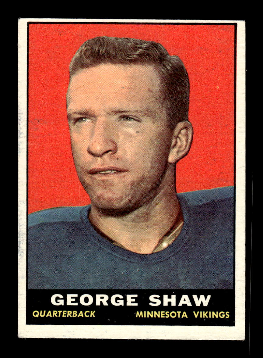 1961 Topps #78 George Shaw Minnesota Vikings EX HOF10011073