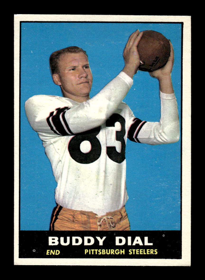 1961 Topps #107 Buddy Dial Pittsburgh Steelers EX HOF10011077