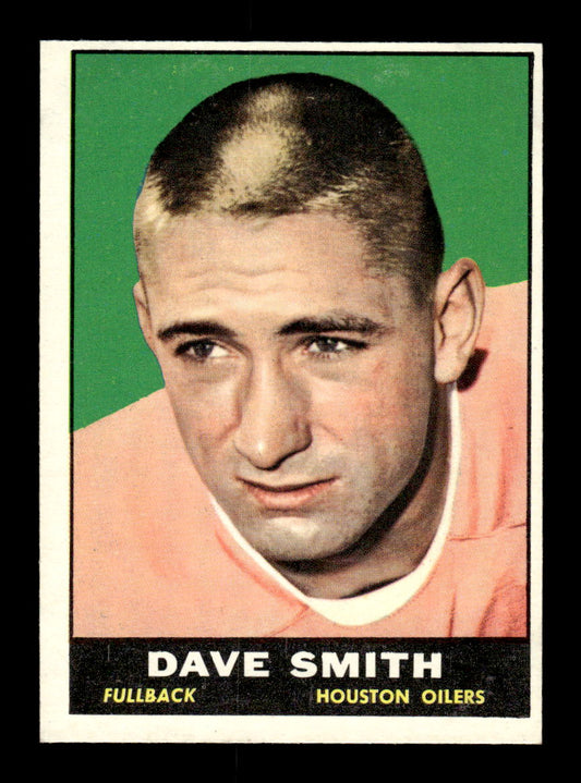 1961 Topps #141 Dave Smith Houston Oilers VGEX HOF10011090