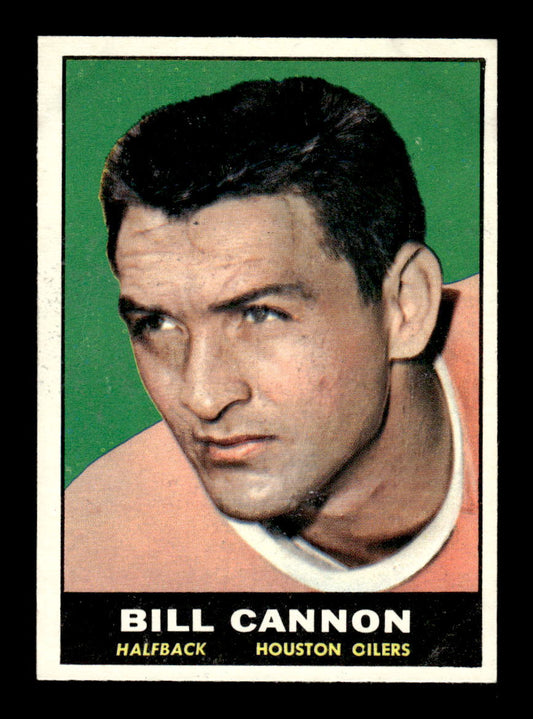 1961 Topps #146 Billy Cannon Houston Oilers VG HOF10011095