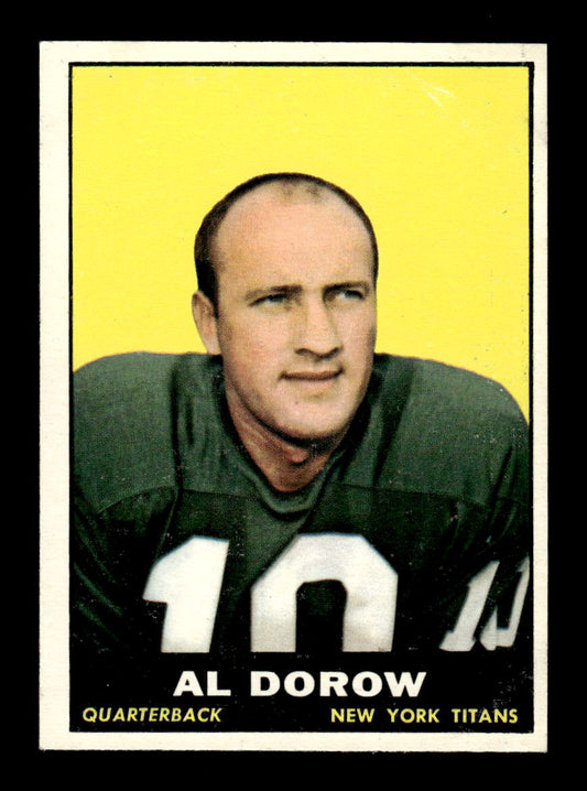1961 Topps #149 Al Dorow New York Titans VGEX HOF10011097