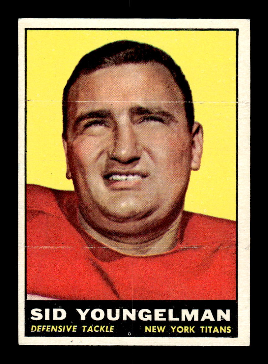 1961 Topps #152 Sid Youngelman New York Titans VGEX HOF10011100