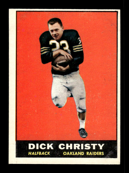 1961 Topps #184 Dick Christy Oakland Raiders VGEX HOF10011127