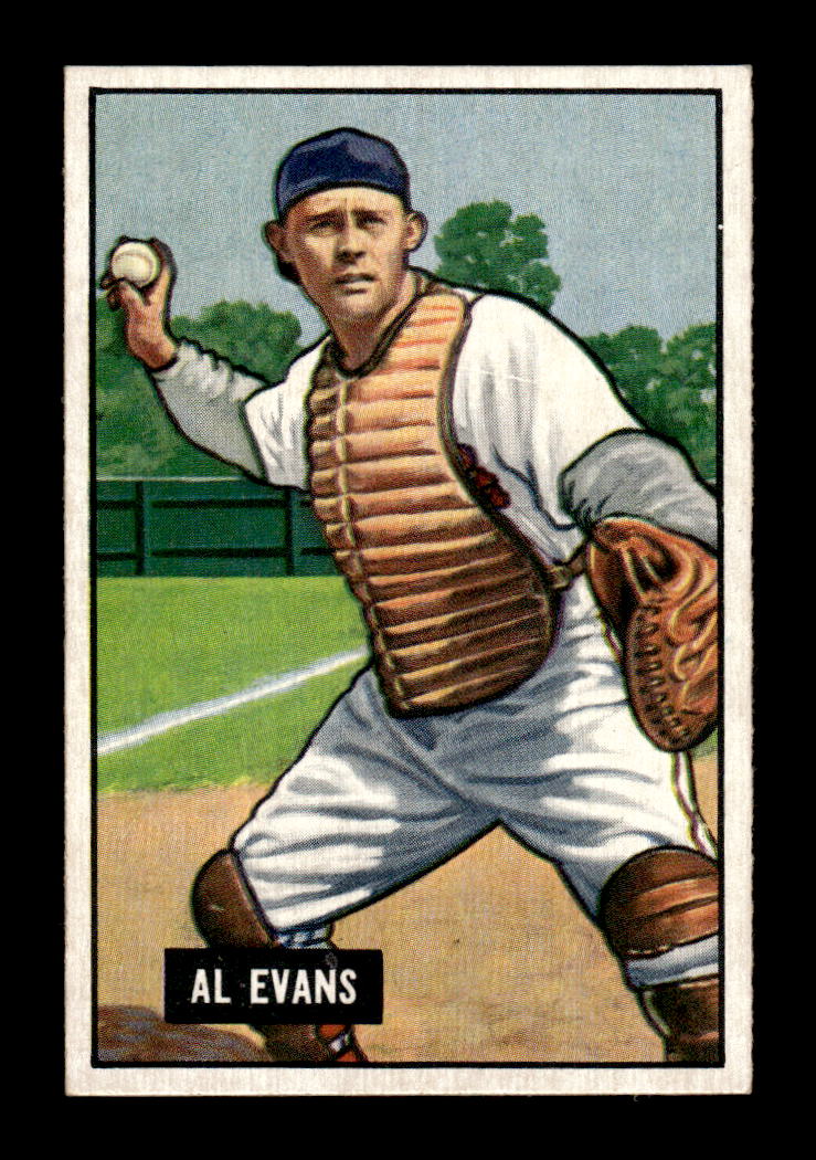 1951 Bowman #38 Al Evans Boston Red Sox EX HOF10011147