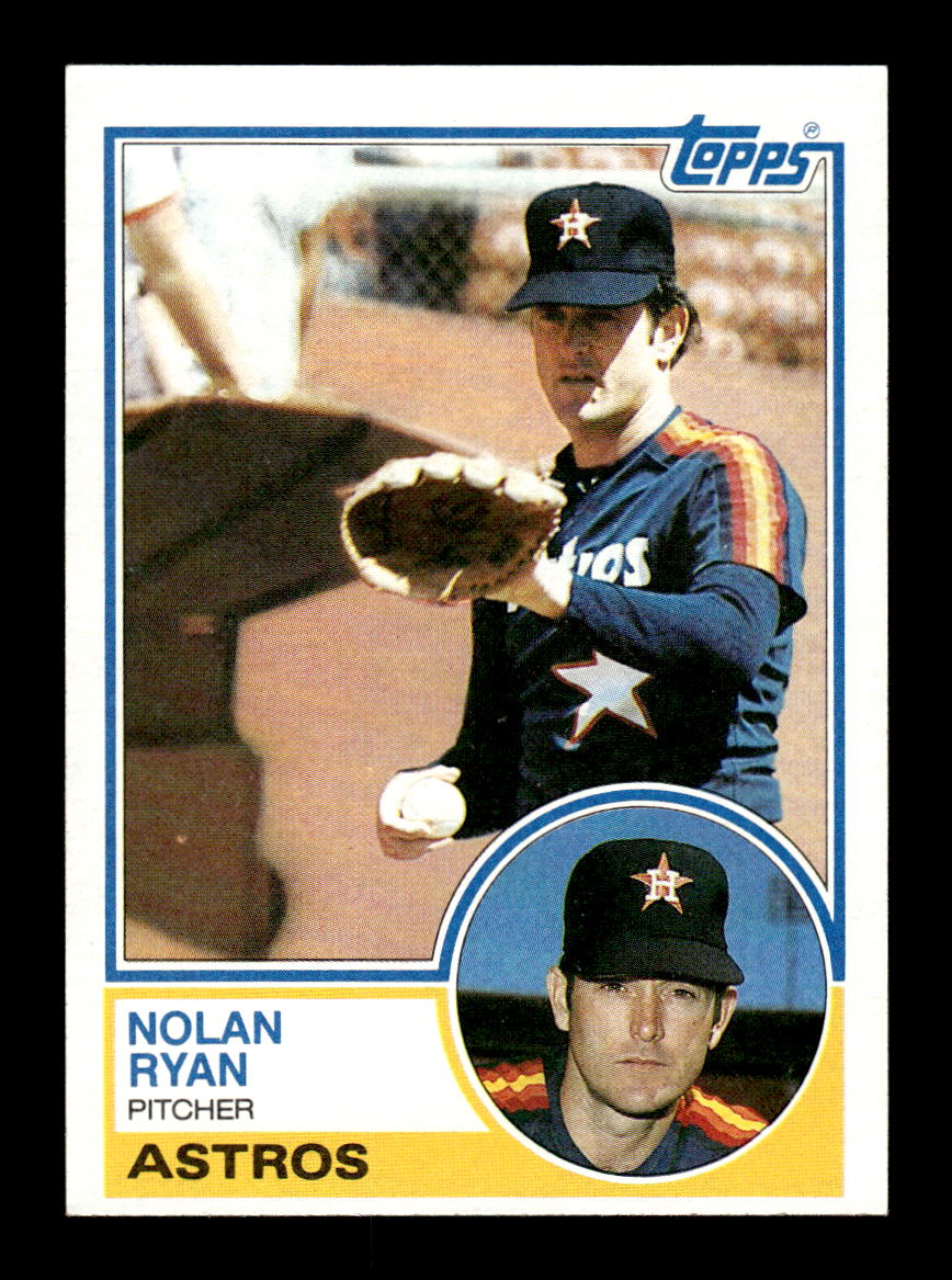1983 Topps #360 Nolan Ryan Houston Astros EX HOF10011149