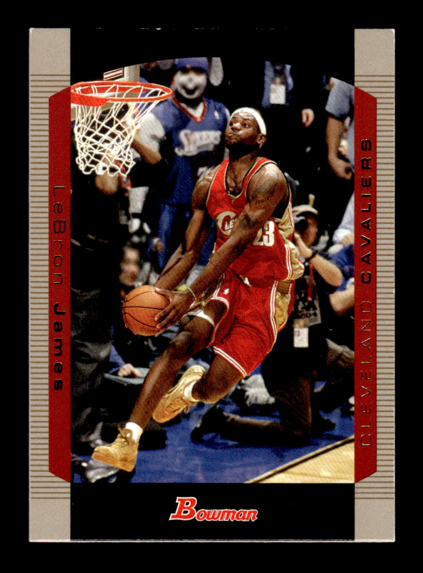 2004-05 Bowman #23 LeBron James Cleveland Cavaliers EX HOF10011152